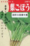 越前白茎葉牛蒡 小袋